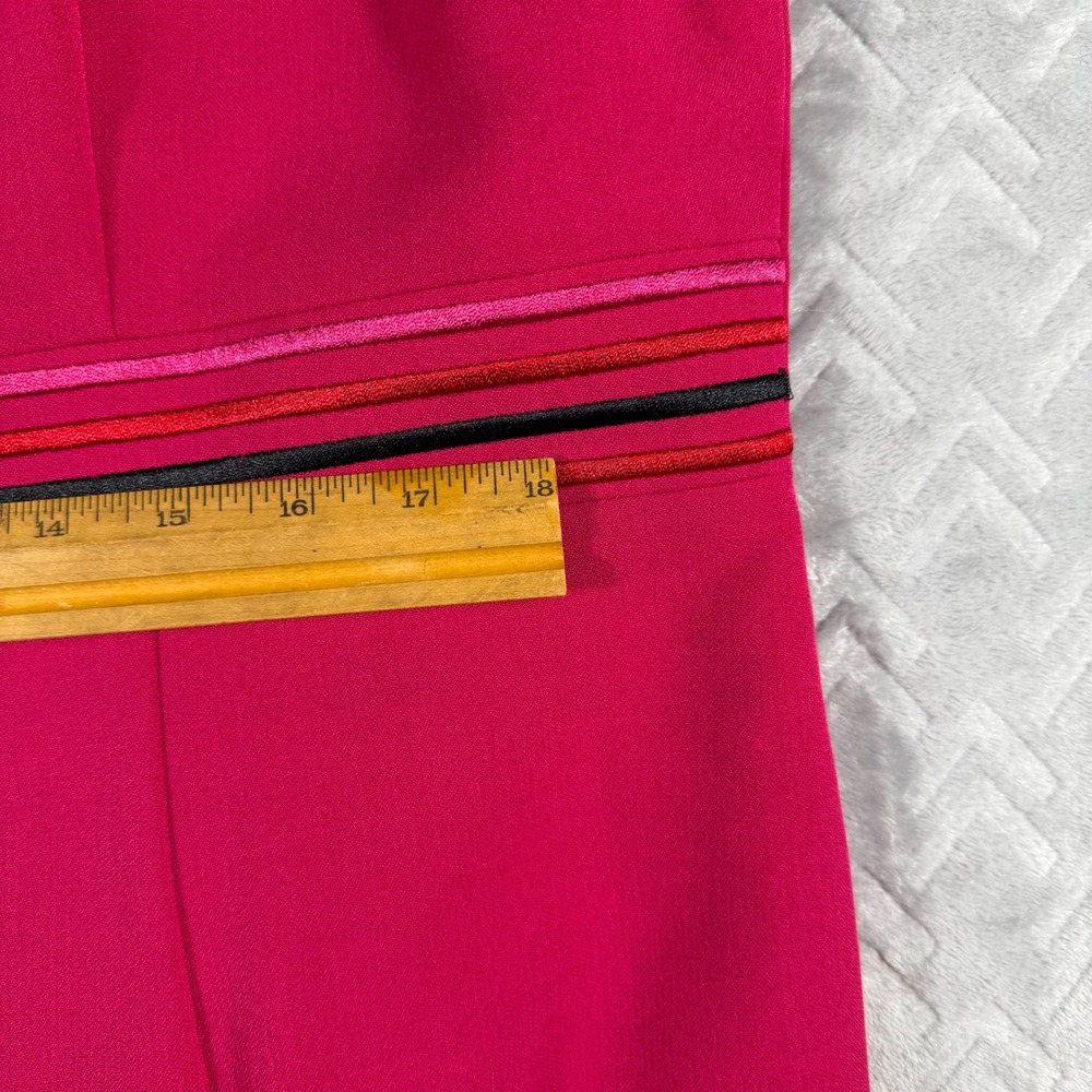 Kasper Sheath Dress Women's 18 20 Pink Sleeveless Ribbon Waist Career *READ - Picture 5 of 7